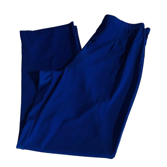 Chicos Easywear Pull On High Rise Straight Leg Pants Size L Large Petite Blue - Picture 8 of 8